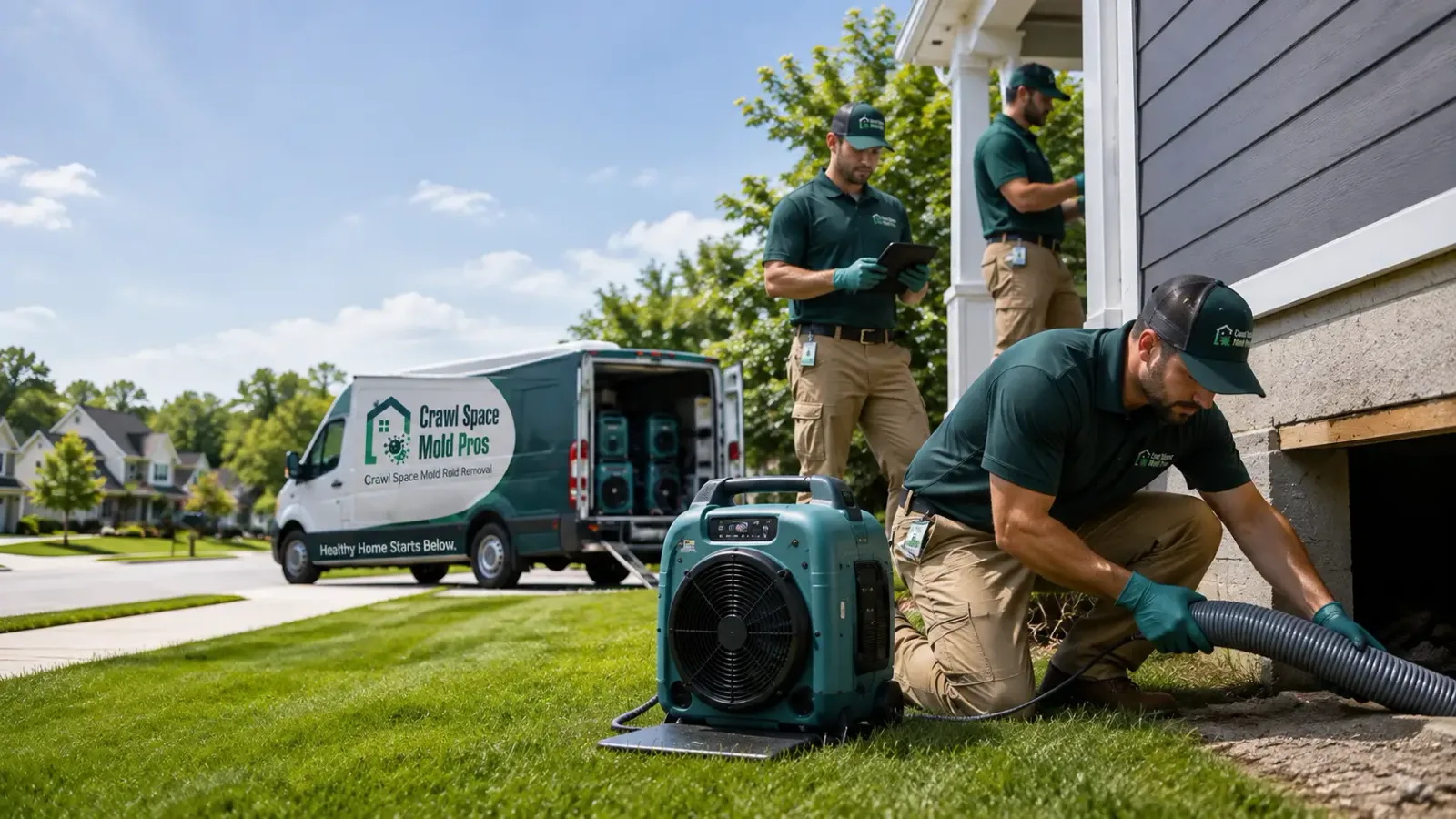 Crawl Space Mold Removal in Rose Hill, IA